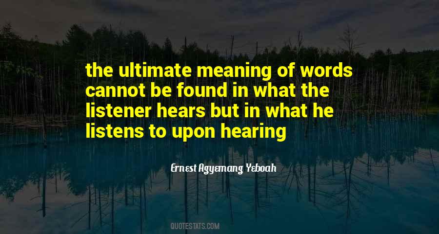 Best Listener Quotes #5590