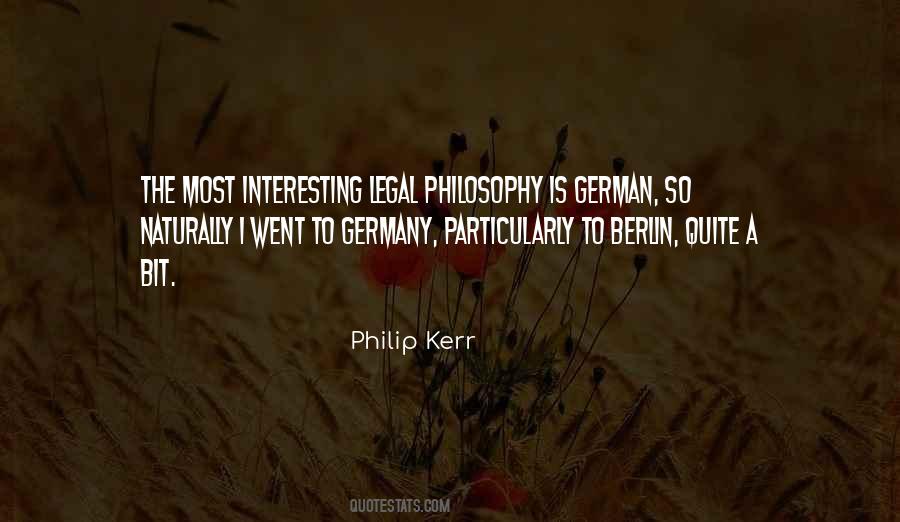 German Philosophy Quotes #1548521