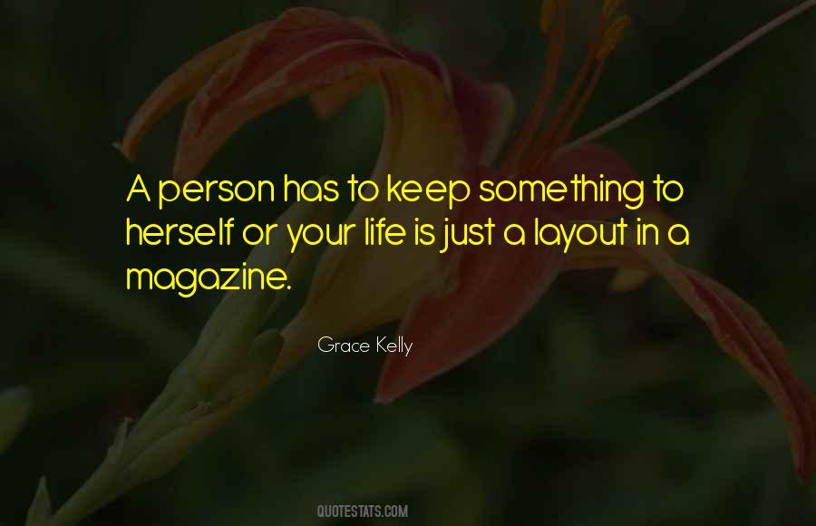 Keep Something Quotes #507185