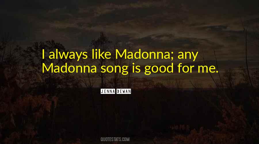 Best Madonna Song Quotes #866220