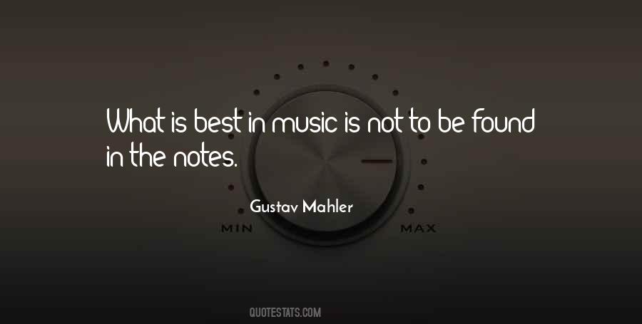 Best Mahler Quotes #1181149