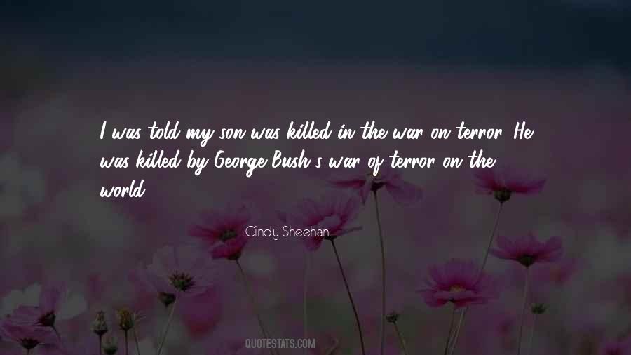 Quotes About The Terror Of War #995455