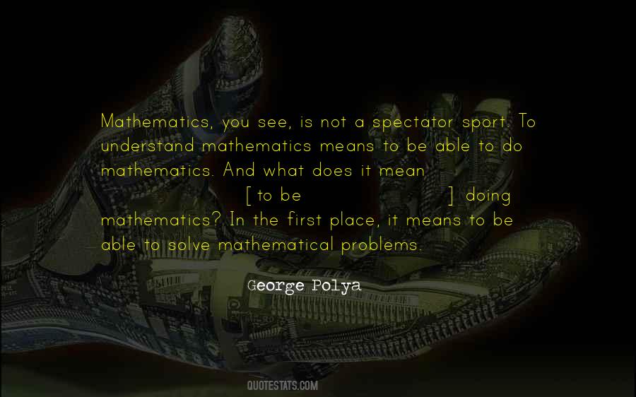 Best Mathematics Quotes #55113