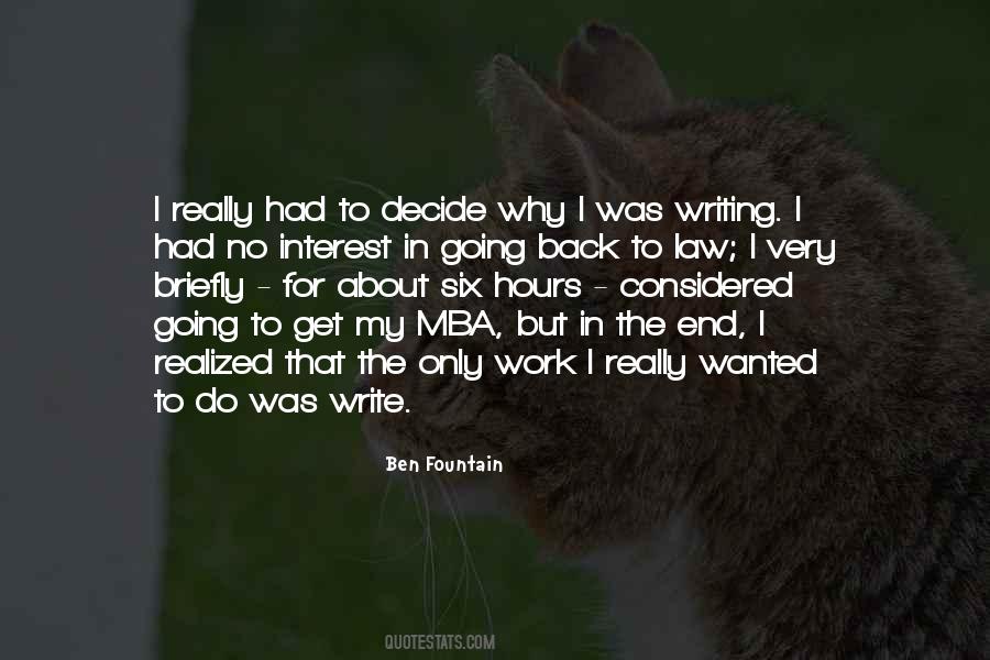 Best Mba Quotes #832865