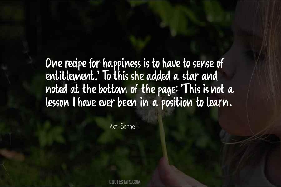 Happiness Recipe Quotes #1413958