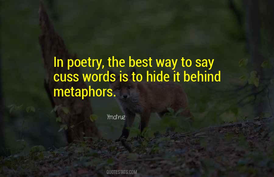 Best Metaphors Quotes #1327736