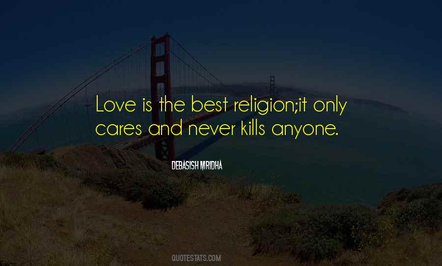 Religion And Love Quotes #180640