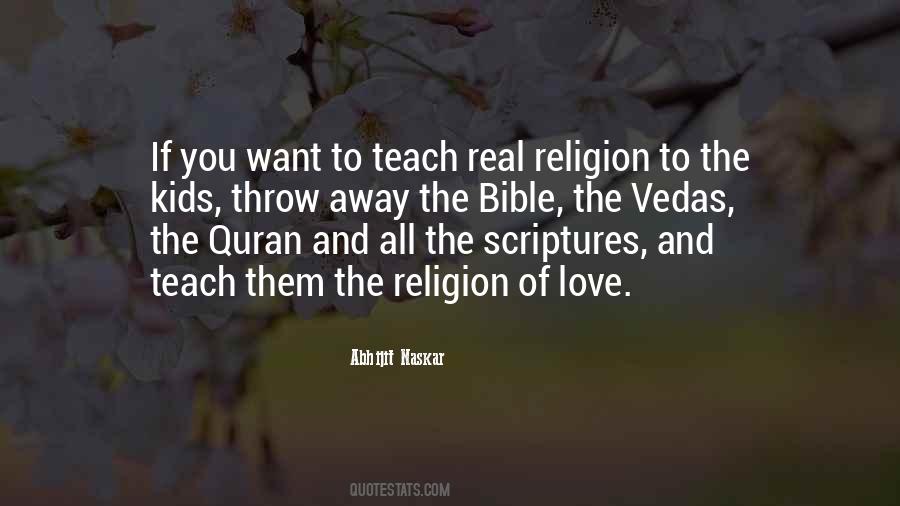 Religion And Love Quotes #271497