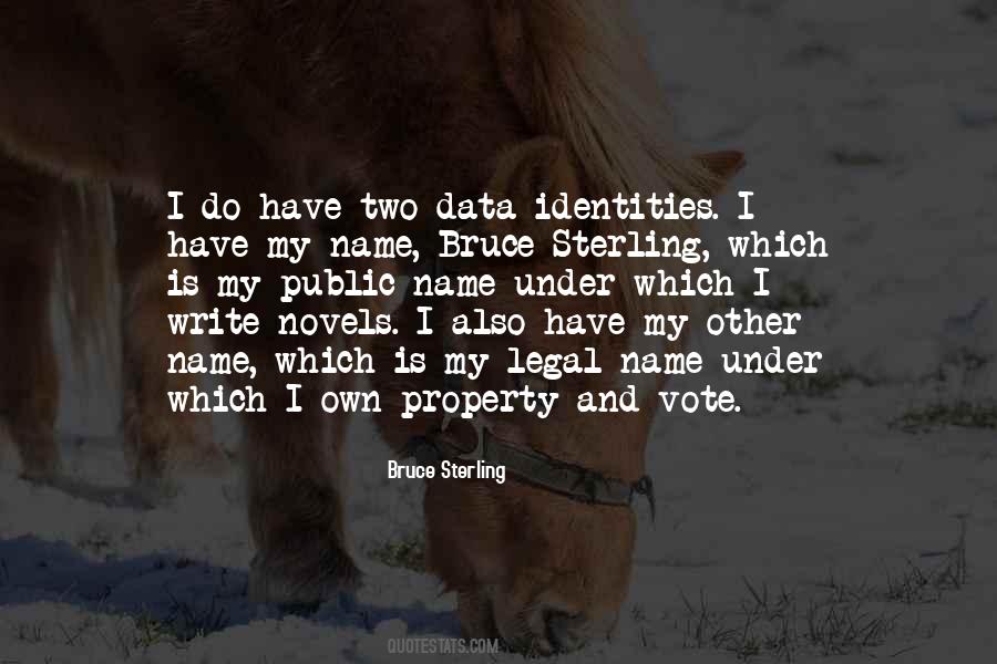 Two Identities Quotes #580287