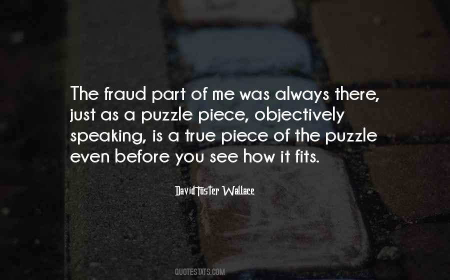Piece Of The Puzzle Quotes #1233306