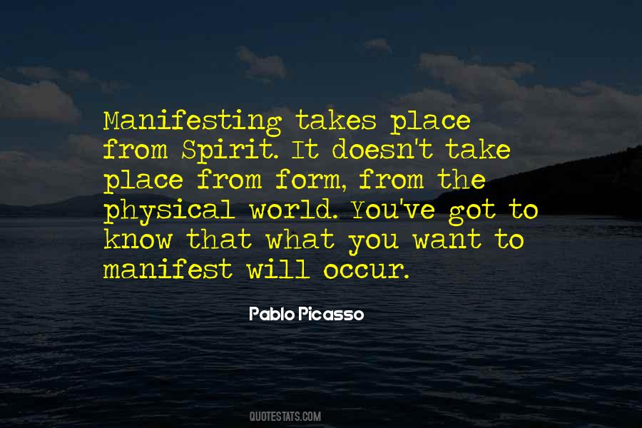 Manifesting What You Want Quotes #727142