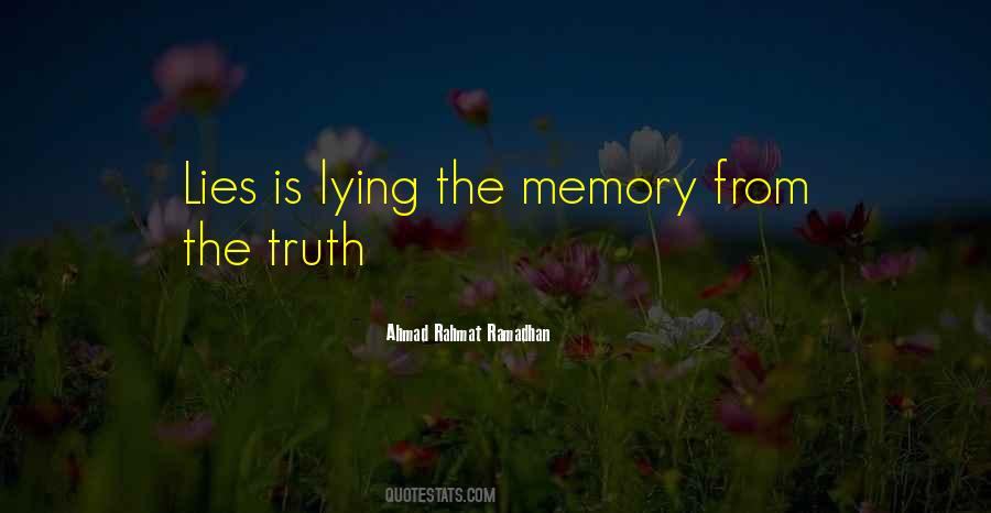Lying Truth Quotes #19035