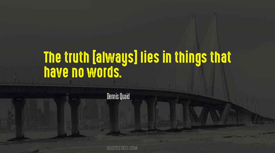 Lying Truth Quotes #206383