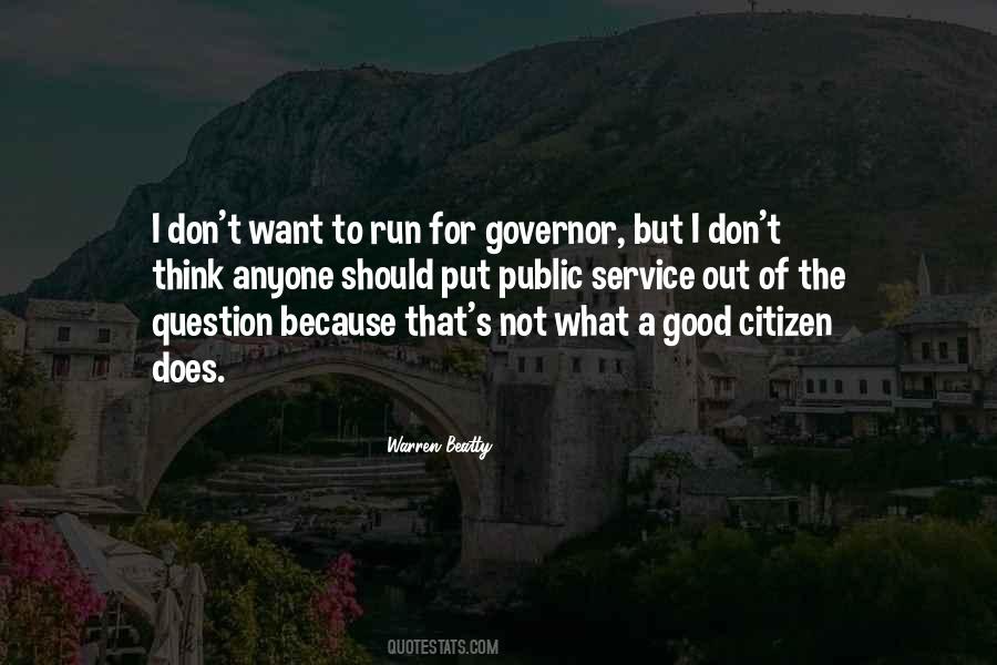 Good Governor Quotes #1481035