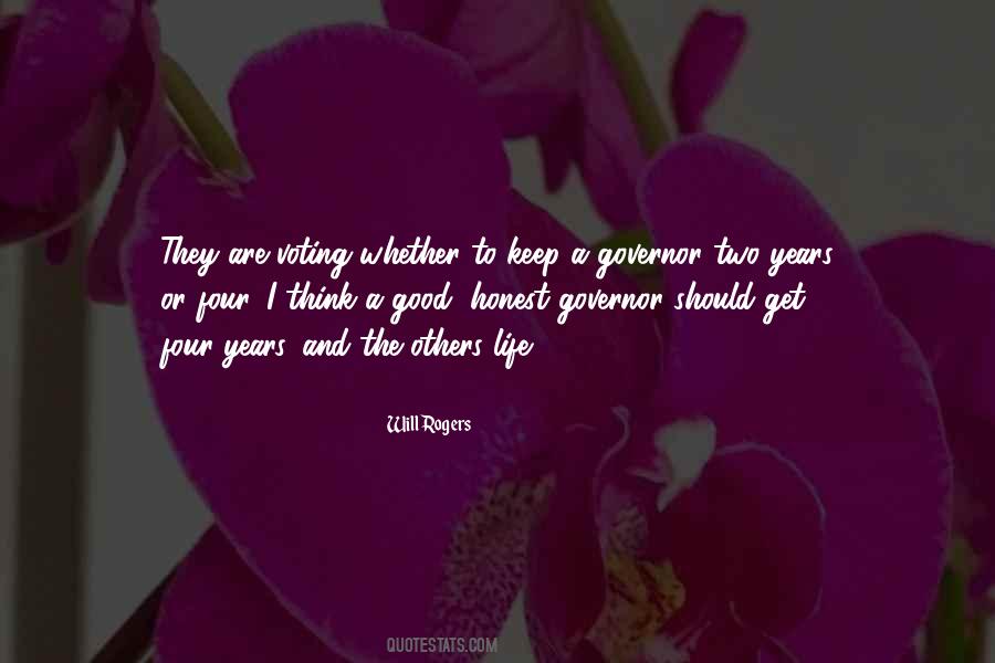 Good Governor Quotes #1561391