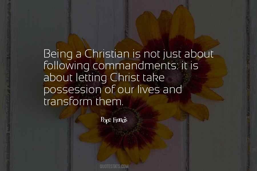 Being Christian Quotes #102730