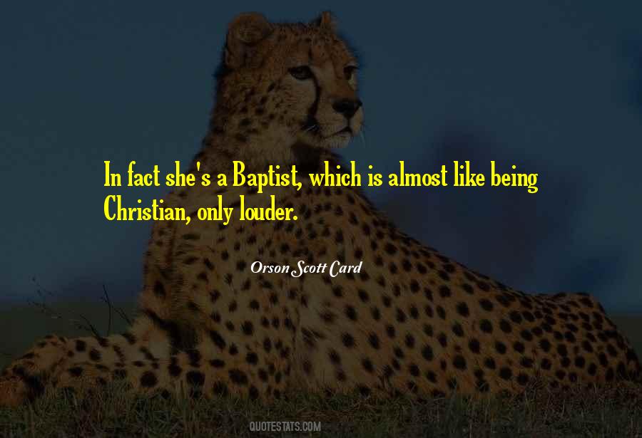 Being Christian Quotes #975435