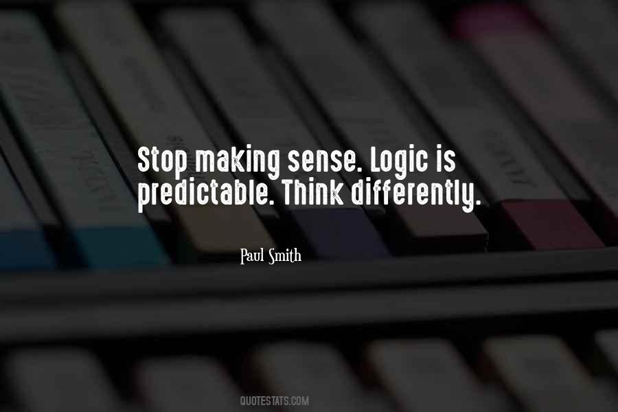 Quotes About Making Sense #1556463