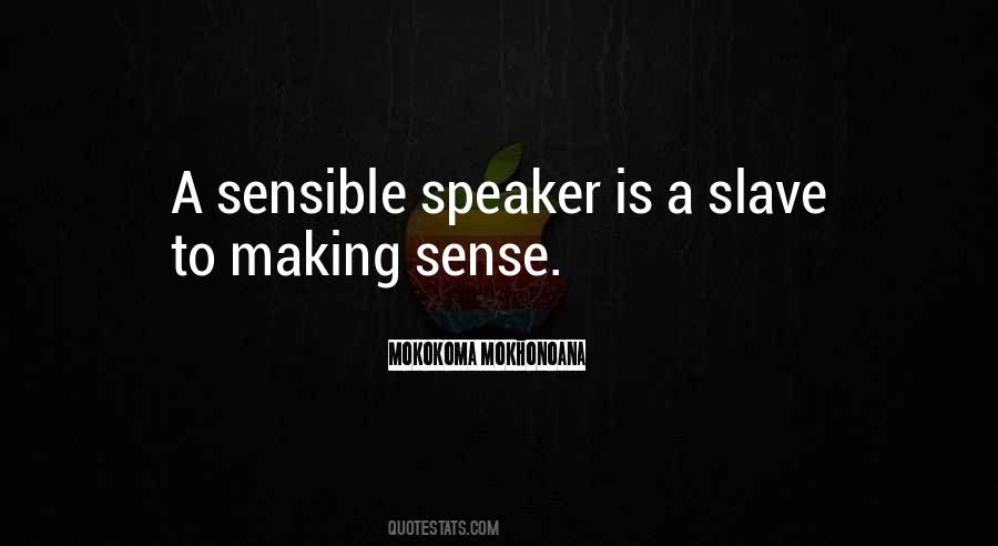 Quotes About Making Sense #552309
