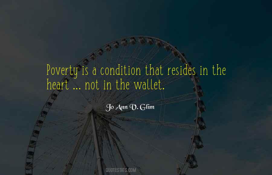 Poverty Is Not Quotes #210343