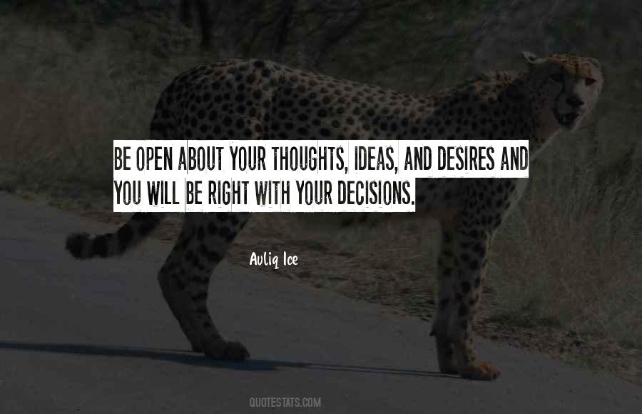 Quotes About Making Right Decisions #507038