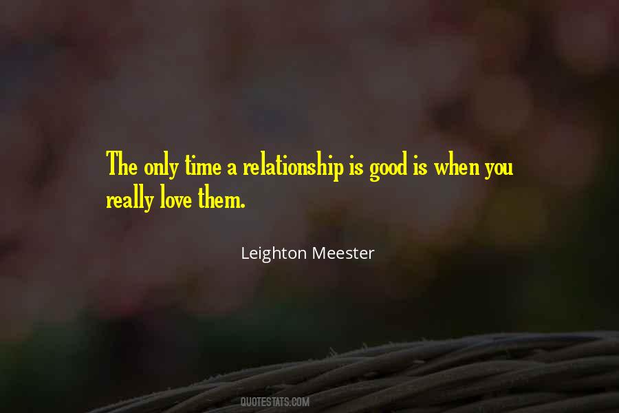 A Good Love Quotes #5127