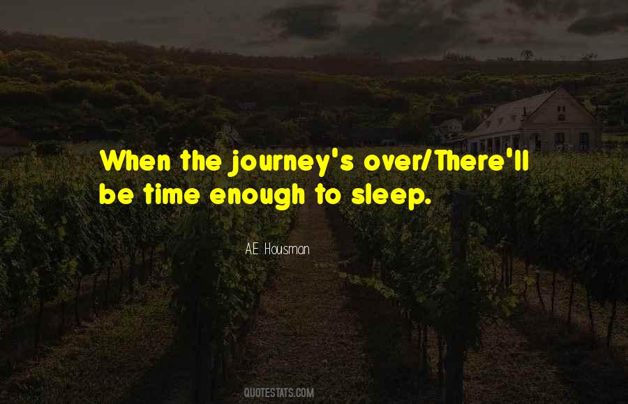 Time Sleep Quotes #49321