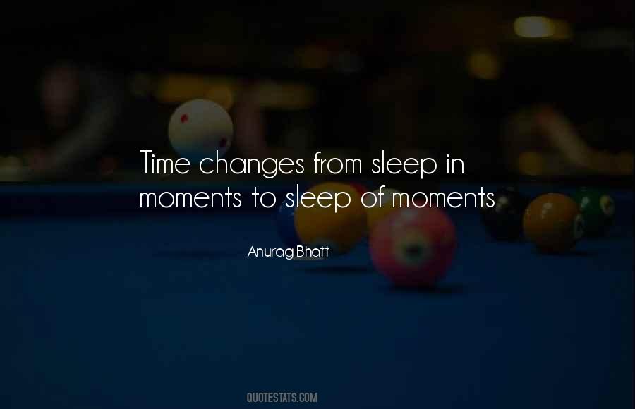 Time Sleep Quotes #71676