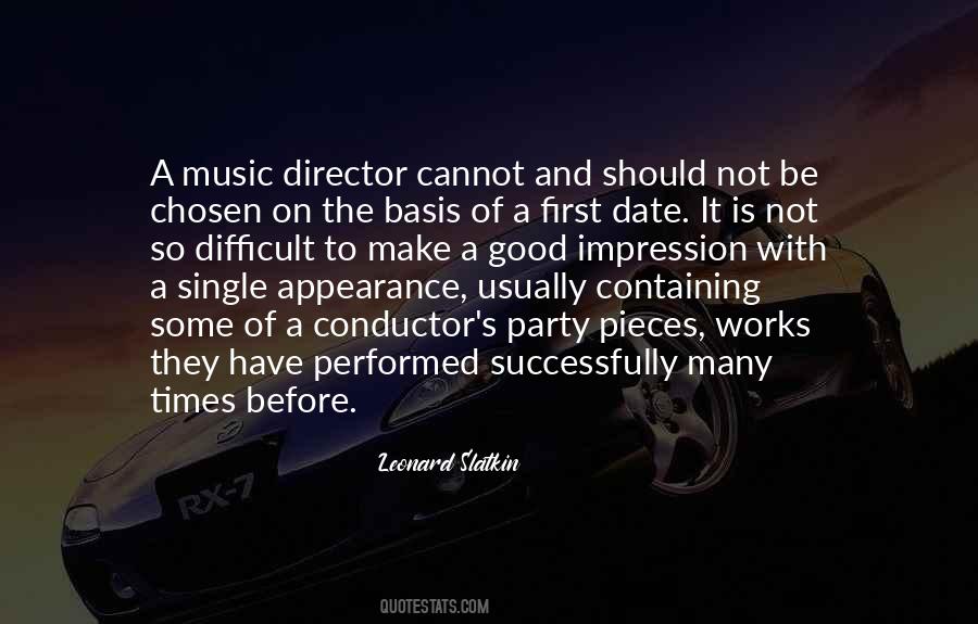 Best Music Director Quotes #571222