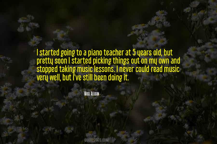 Best Music Teacher Quotes #122602