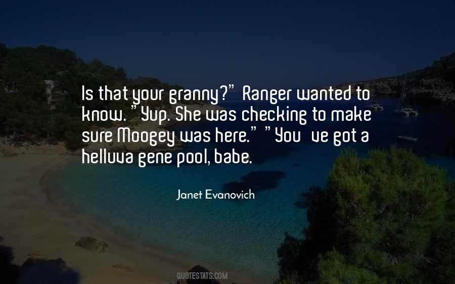 Evanovich Ranger Quotes #744486