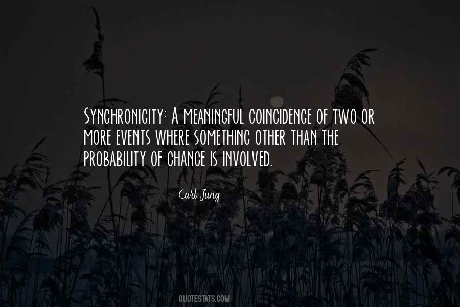 Jung Synchronicity Quotes #1182023