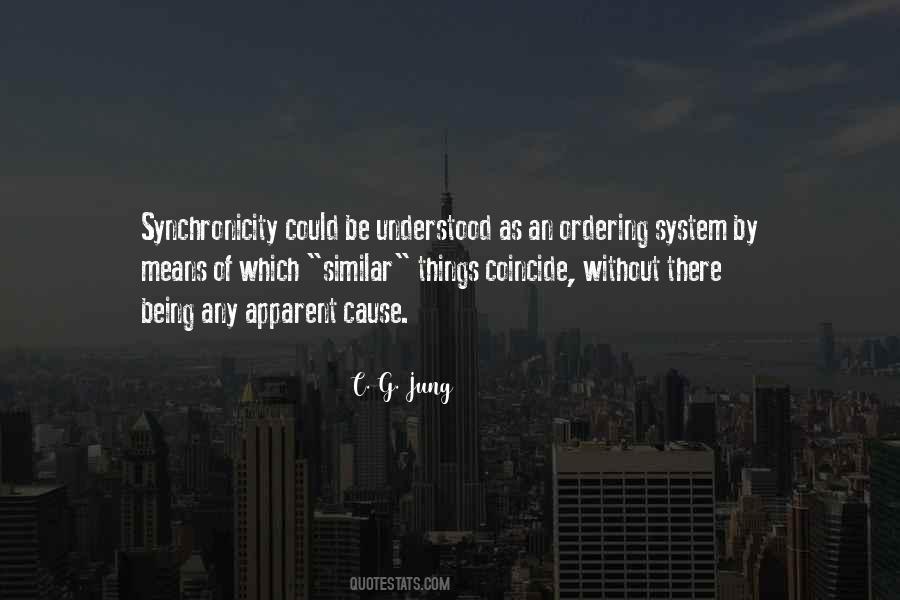 Jung Synchronicity Quotes #1483565