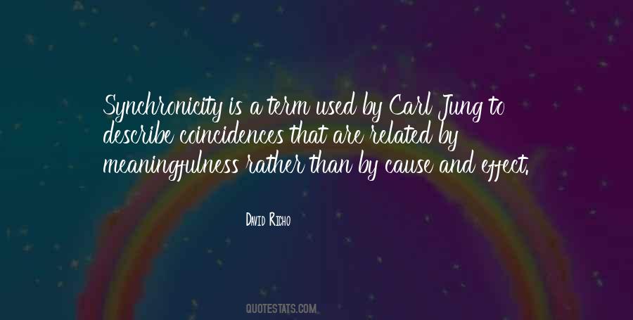 Jung Synchronicity Quotes #1600567