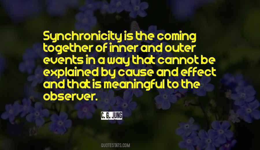 Jung Synchronicity Quotes #1765478