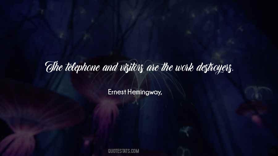 Quotes About The Telephone #1575128