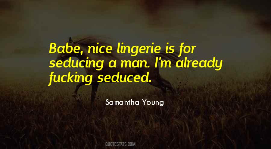 Seducing Him Quotes #44491