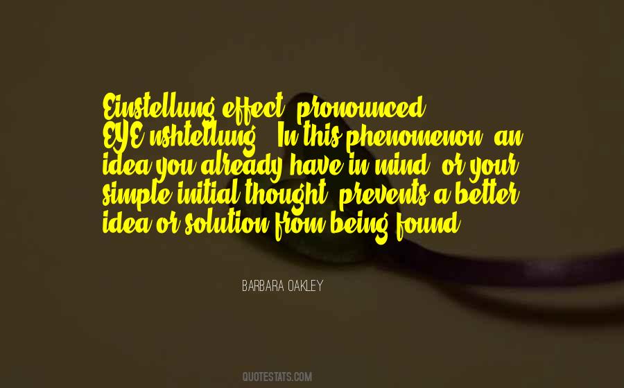 Einstellung Effect Quotes #267720