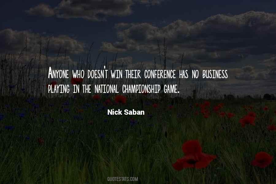 Best Nick Saban Quotes #105896