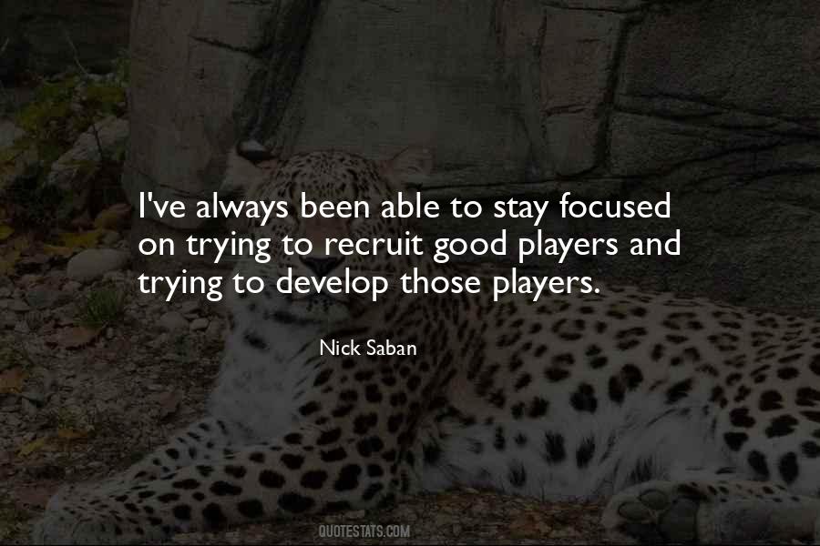 Best Nick Saban Quotes #373922