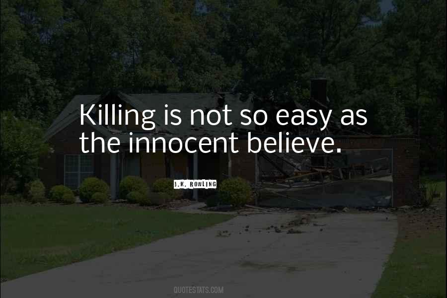 Innocent Killing Quotes #1733433