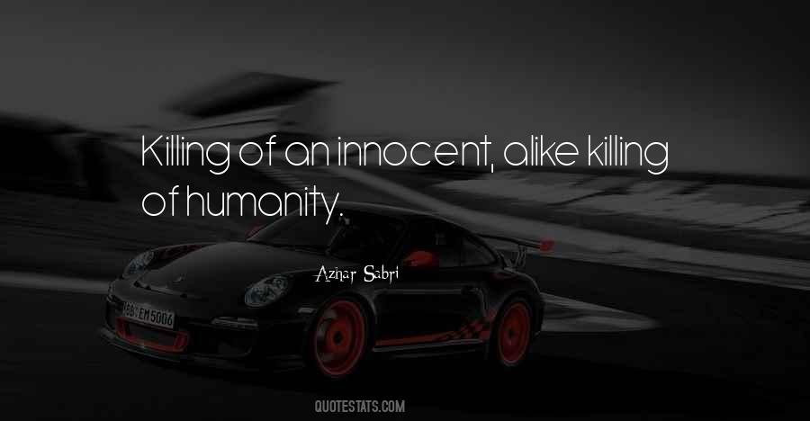Innocent Killing Quotes #243573