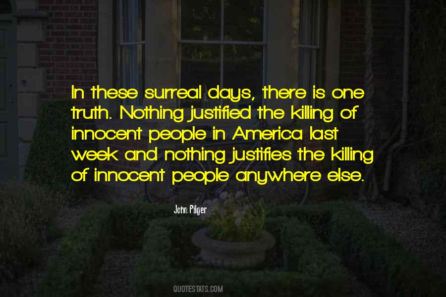 Innocent Killing Quotes #769856