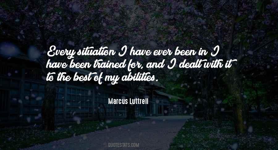 Best Of My Ability Quotes #1175314