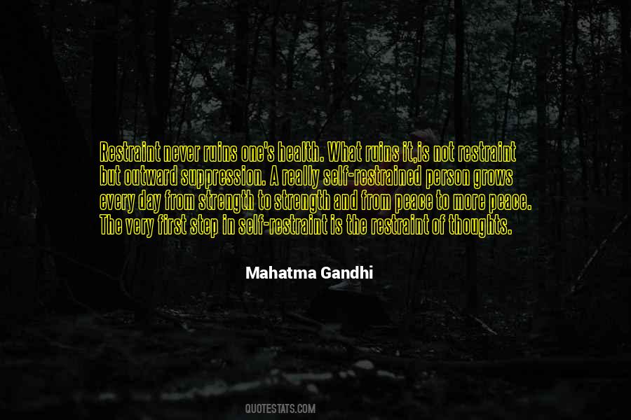 Strength Mahatma Gandhi Quotes #1175145