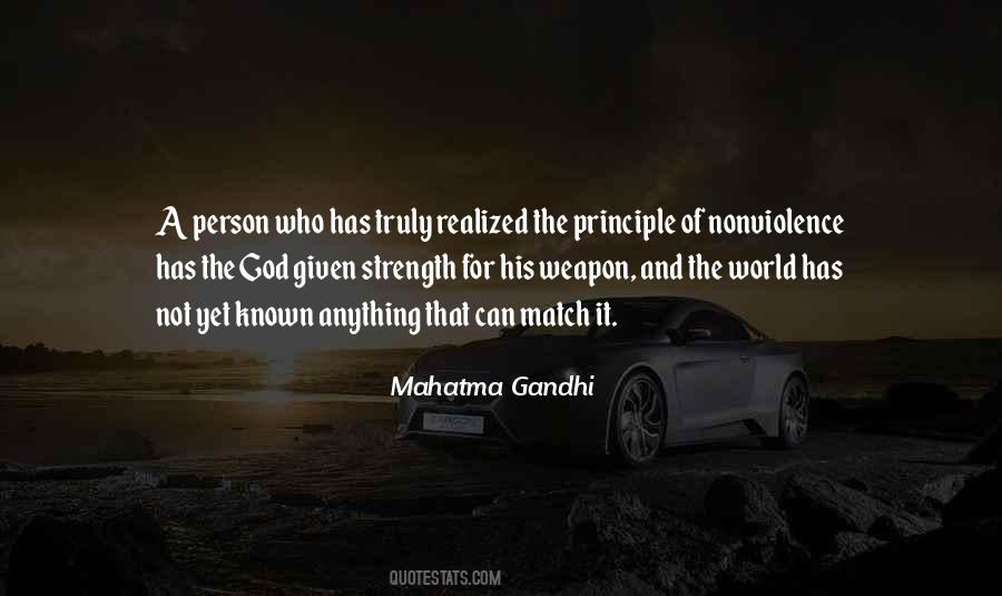 Strength Mahatma Gandhi Quotes #1875974