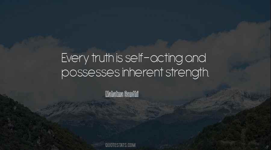 Strength Mahatma Gandhi Quotes #99084