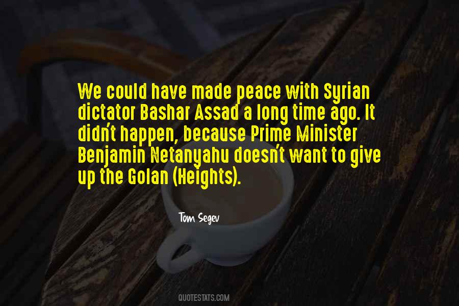 Golan Heights Quotes #645776