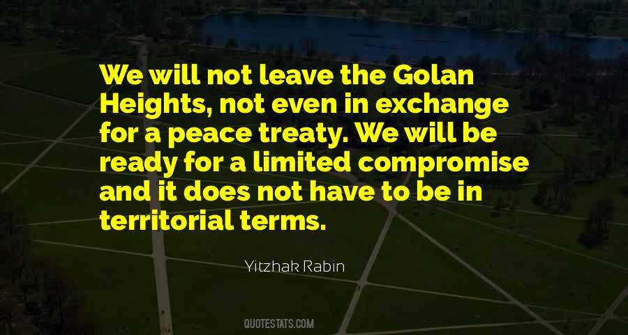 Golan Heights Quotes #683664