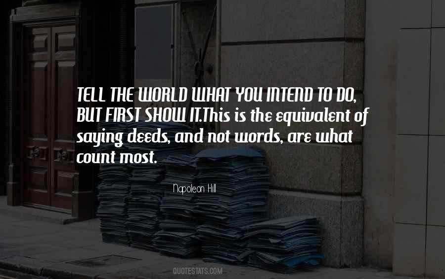 Tell The World Quotes #1236635